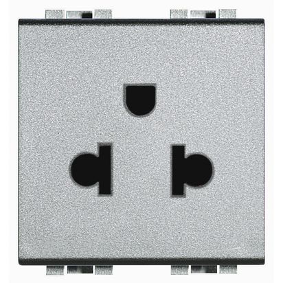 Hembra Mod L&L 16A 2P Euroameric Gr NT4126 — BTicino — Bticino