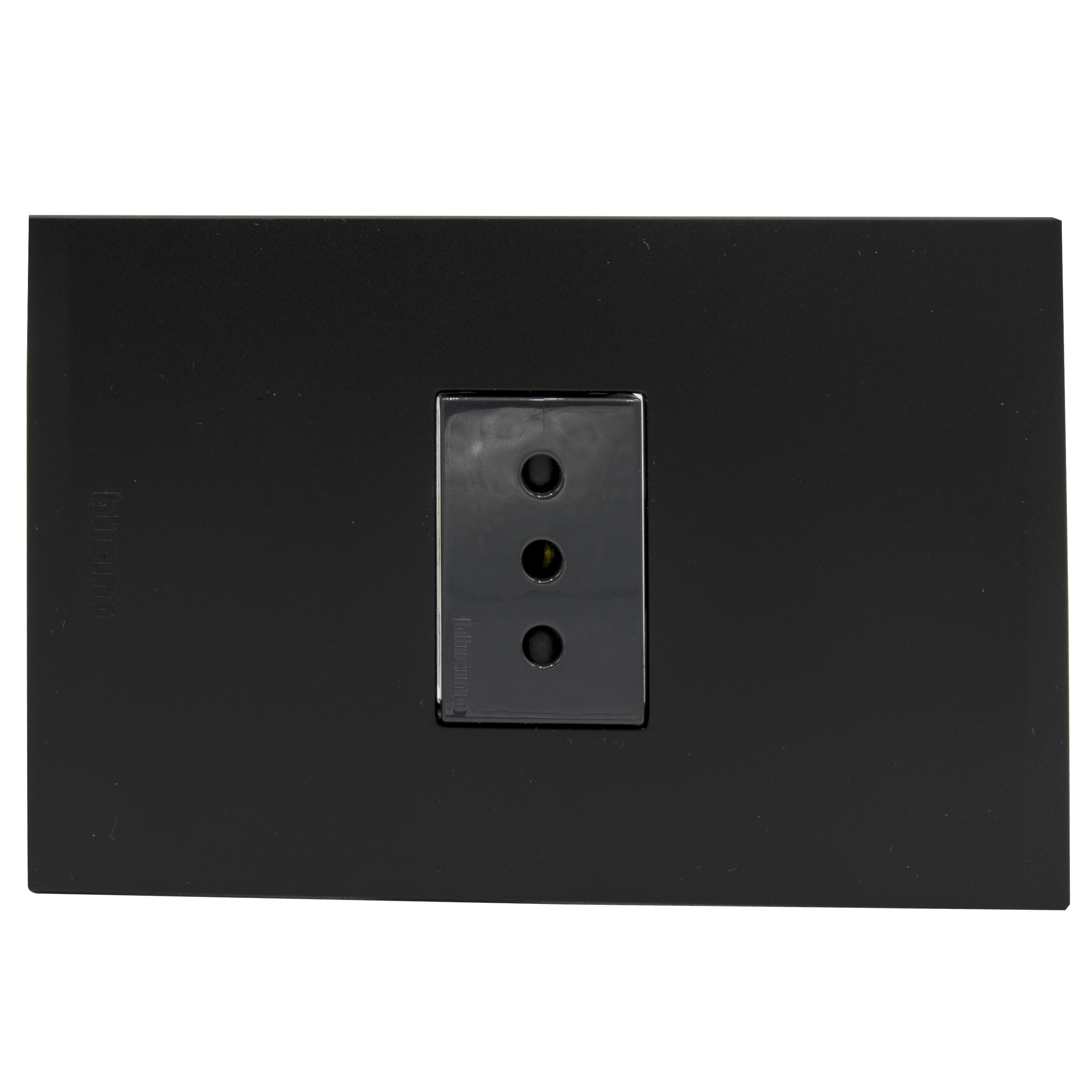 Toma 2P+T 10A Antracita PL1P Black AF2113E1ANG — BTicino — Bticino