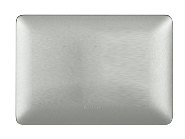 Placa Ciega Aluminio Mate Matix Color Plata AM503M0SL — BTicino — Bticino