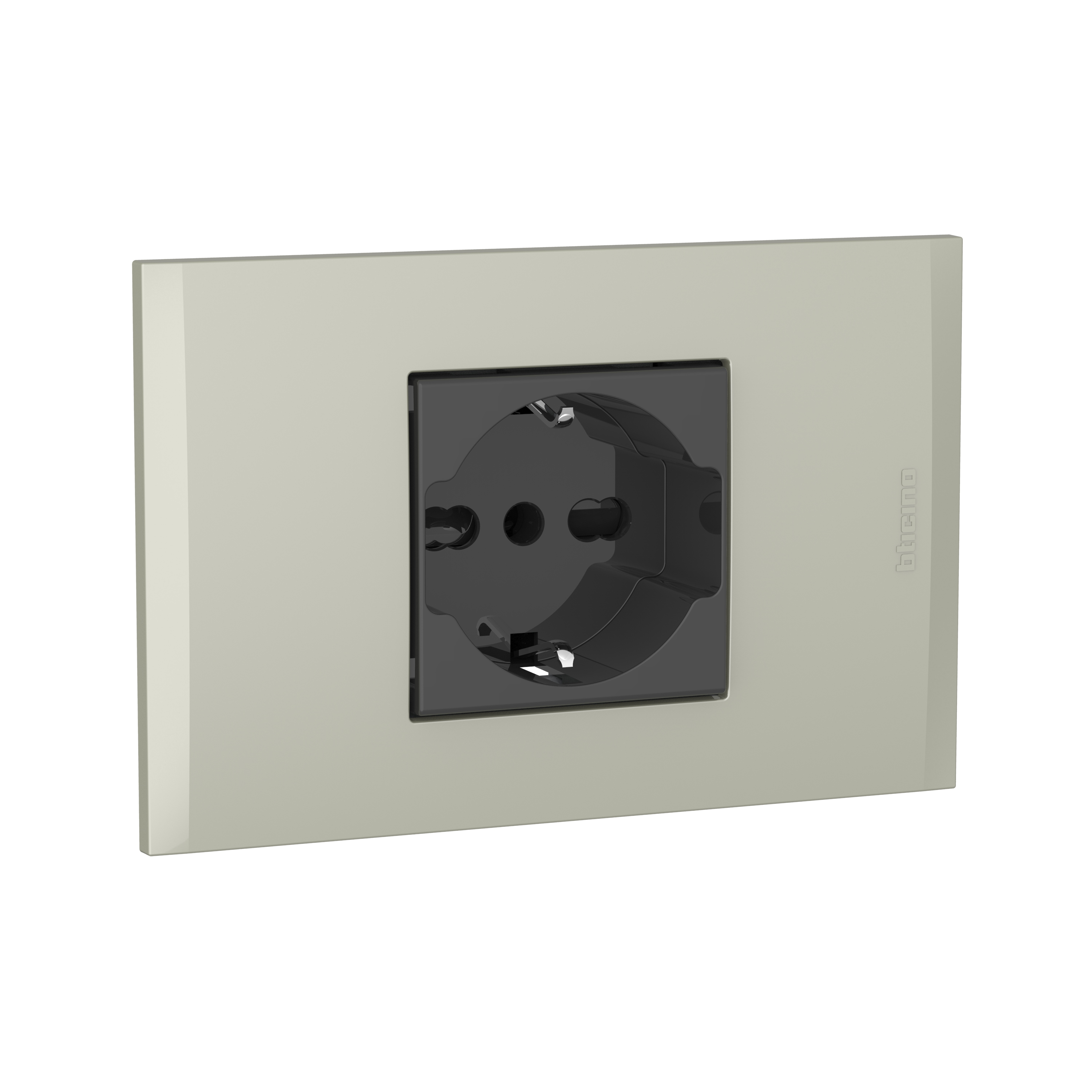 Toma Schuko Universal Antracita PL2P Ter AF2150EATI — BTicino — Bticino