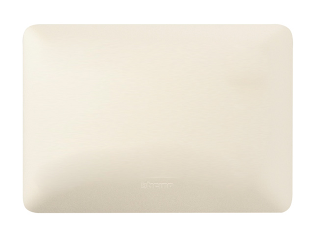 Placa Ciega Aluminio Mate Matix Color Gris Perla AM503M0GP — BTicino — Bticino