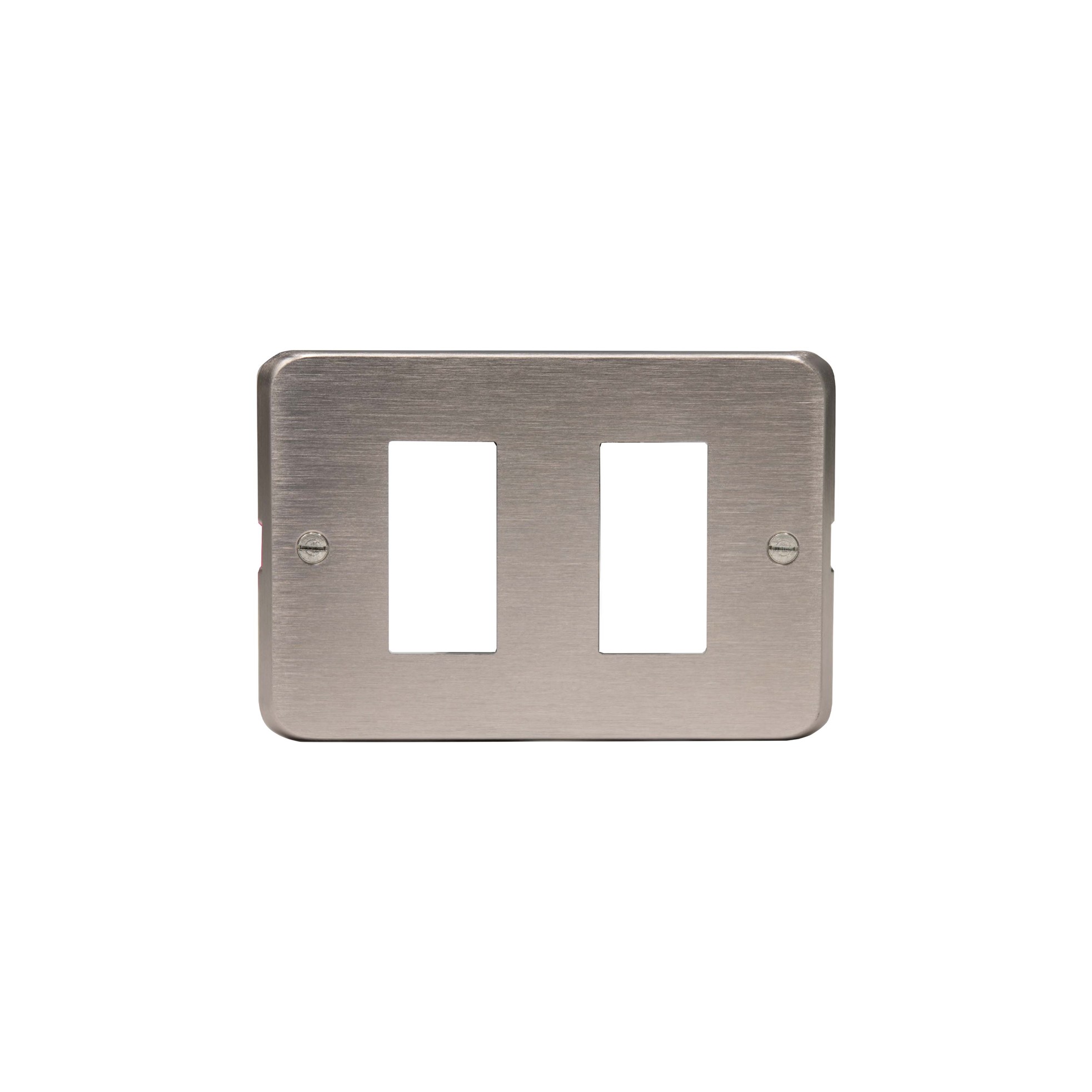 Tapa 1+1P Alum HD JA4803M2AO — BTicino — Bticino