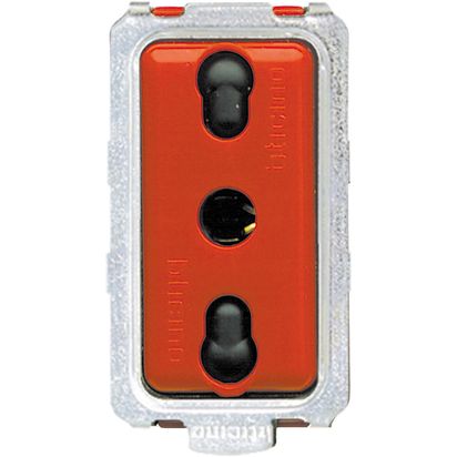 Enchufe Hembra Color Rojo Magic 5180R — BTicino — Bticino