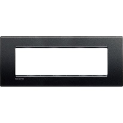Tapa L&L Rectangular 7P Antracita LNA4807AR — BTicino — Bticino