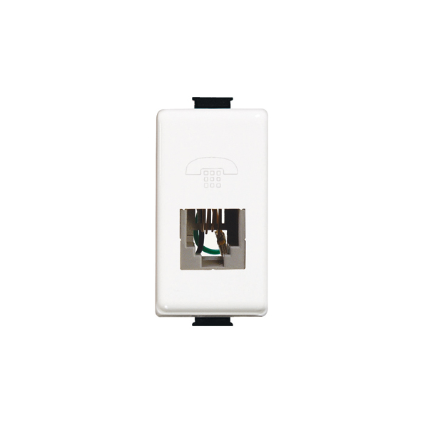 Conector Telefonico RJ11 Matix Color Blanco AM5982C — BTicino — Bticino