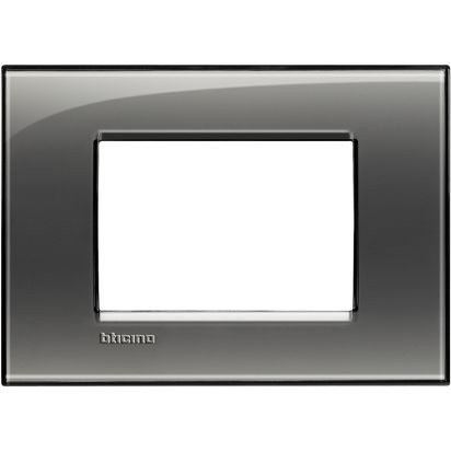 Tapa L&L Rectangular 3P Gris Londres LNA4803KF — BTicino — Bticino