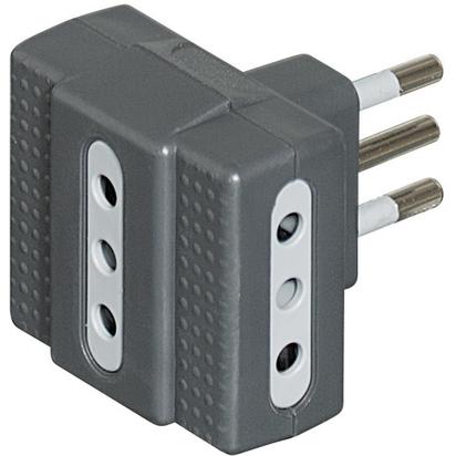 Triple 2P+TEN Linea 10A Gris 3603GP — BTicino — Bticino