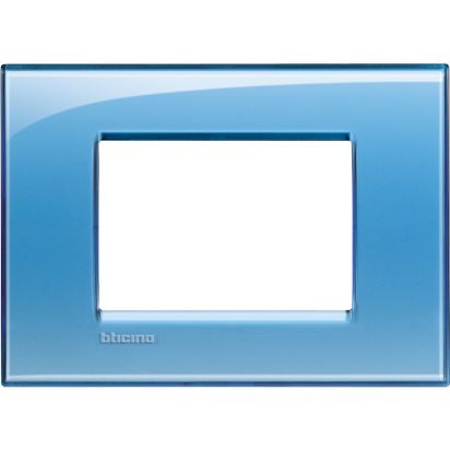 Tapa L&L Rectangular 3P Azul LNA4803AD — BTicino — Bticino
