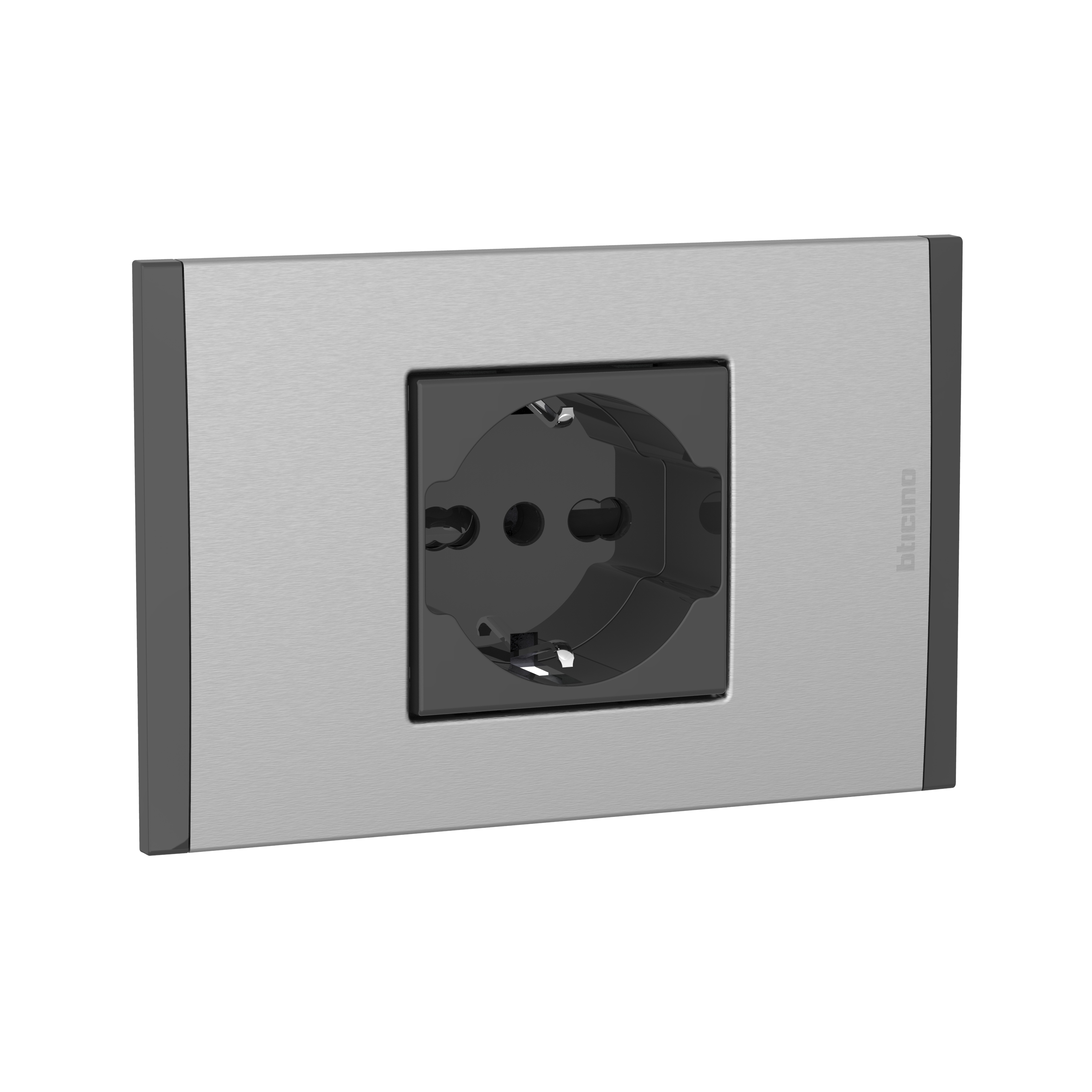 Toma Schuko Universal Antracita PL2P Met AF2150EAMT — BTicino — Bticino
