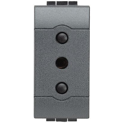 Hembra Mod L&L 10A Negra L4113 — BTicino — BTicino