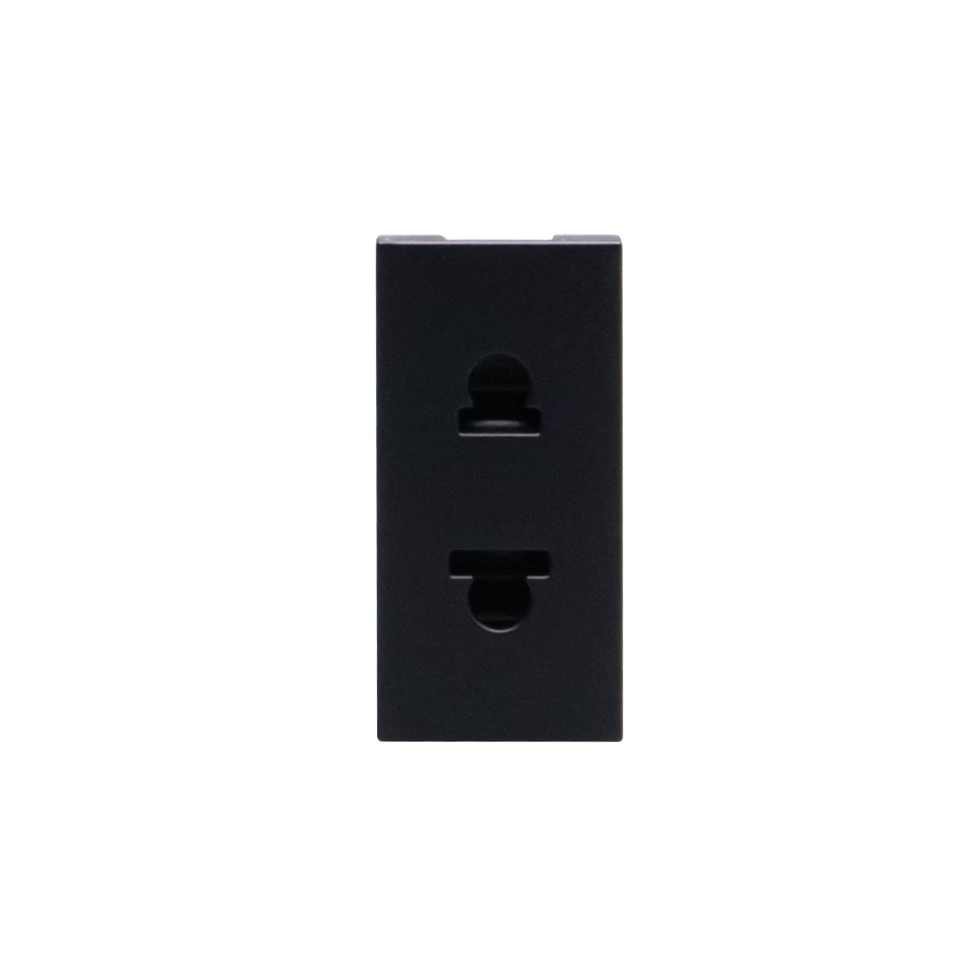 Toma Euro/us 2P Negro JB4125 — BTicino — BTicino