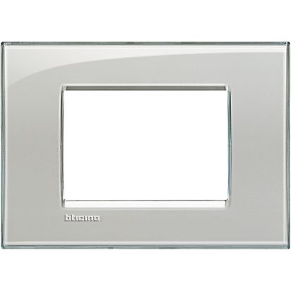Tapa L&L Rectangular 3P Gris Hielo LNA4803kg — BTicino — BTicino