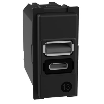 Cargador USB A+c 1MOD 15W K4191AC — BTicino — BTicino