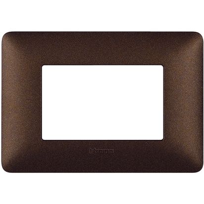 Tapa Matix Plast/marron 3P AM4803TGG — BTicino — BTicino