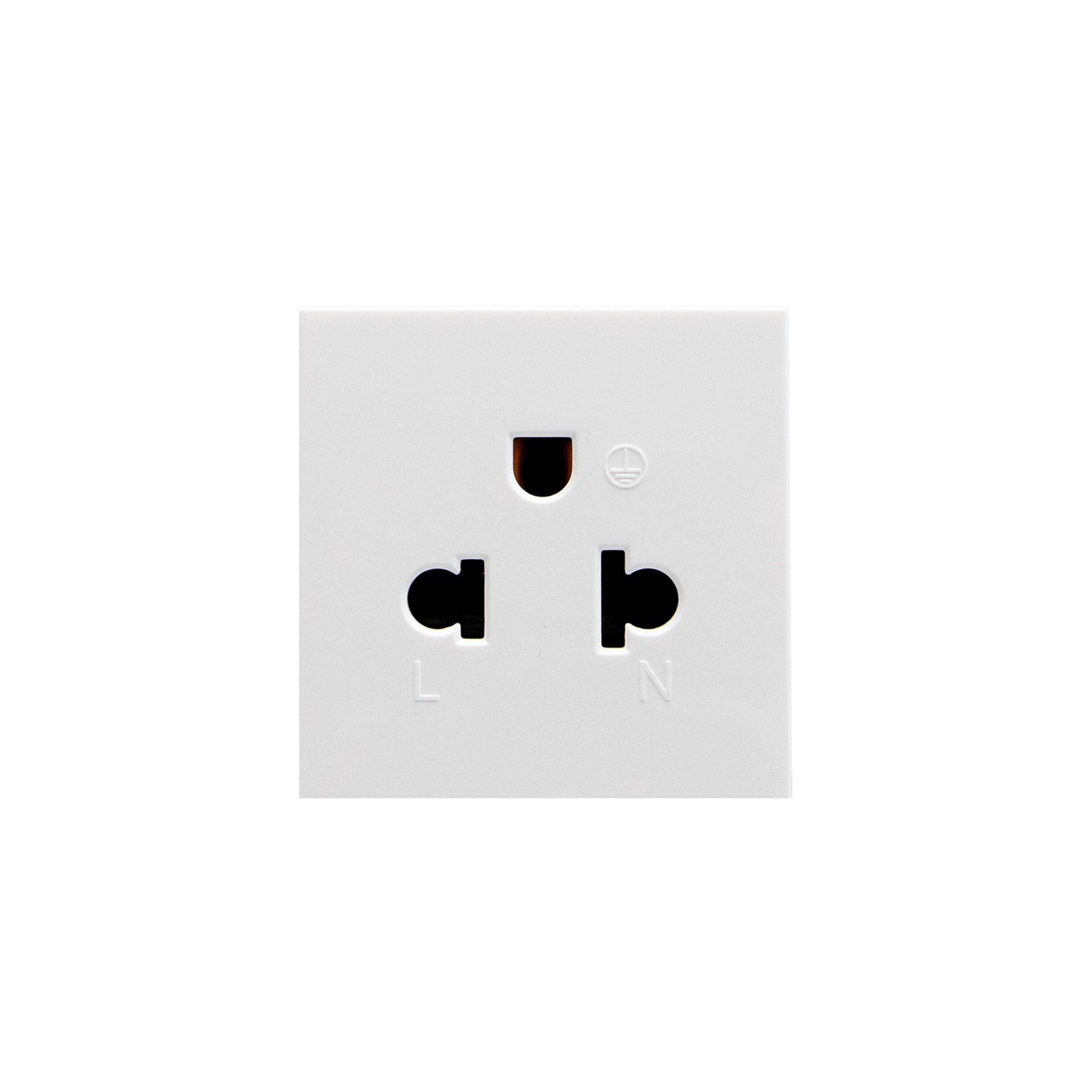 Toma Euro/us 2P+T Blanco JW4126 — BTicino — BTicino