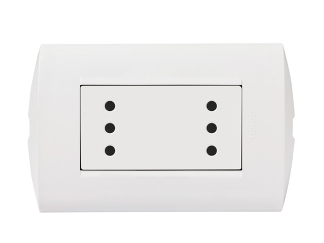 Enchufe Hembra Doble Modus Style Armada Color Blanco AE2113E2B — BTicino — BTicino