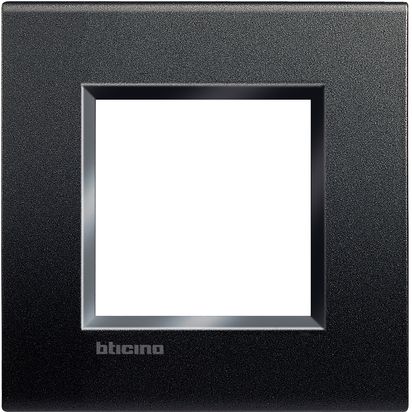 Tapa L&L Rectangular 2P Antracita LNA4802AR — BTicino — BTicino