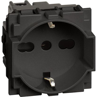 Toma Schuko Universal Negra KG4140A16 — BTicino — BTicino