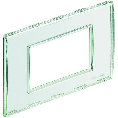 Placa Transparente 3 Modulos Livinglight LND4803KR — BTicino — BTicino
