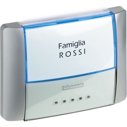Idrobox Puls Lum Porta Etiq 10A Light Te 26108T — BTicino — BTicino