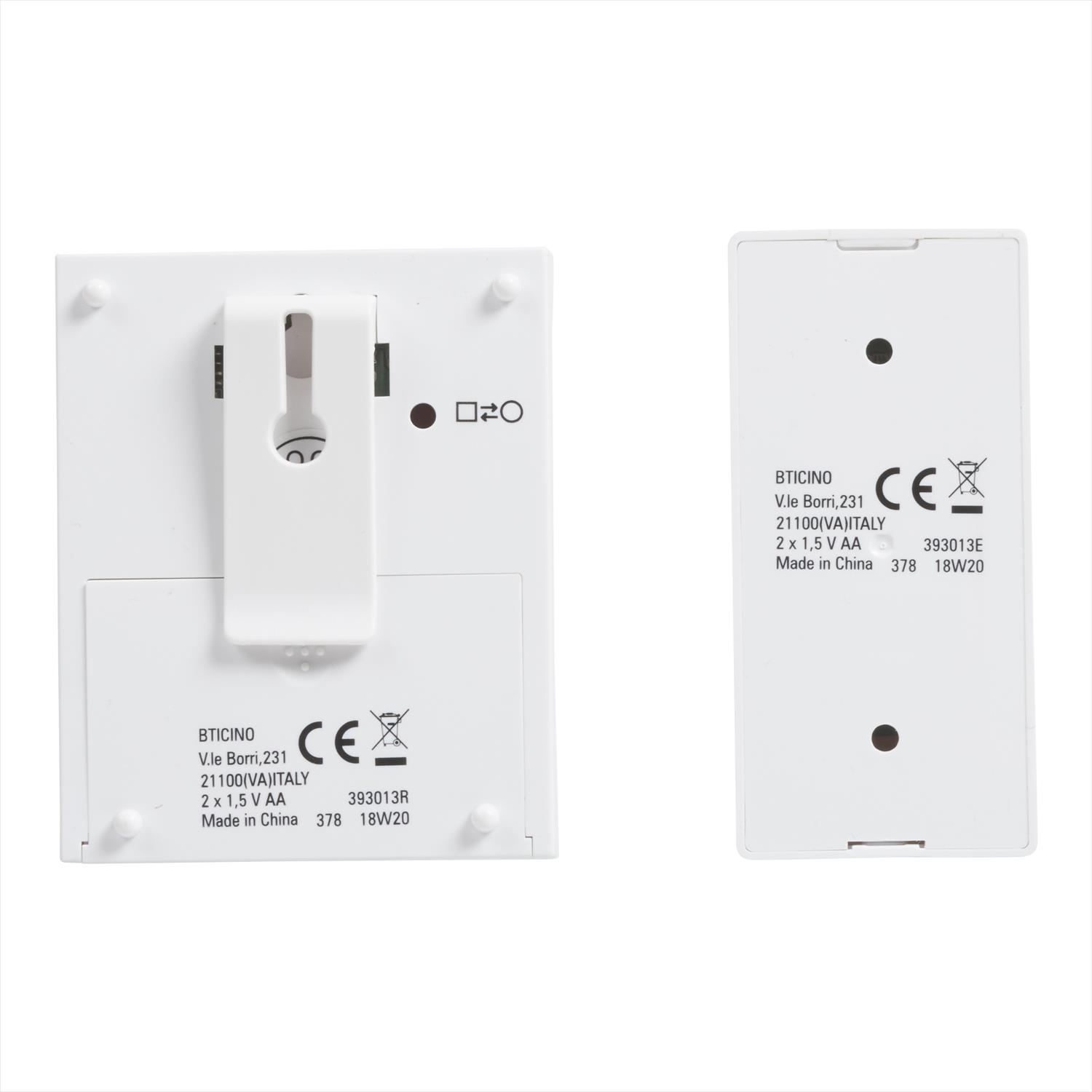 Timbre Inalambrico 36 Melodias Blanco S393013 — BTicino — BTicino