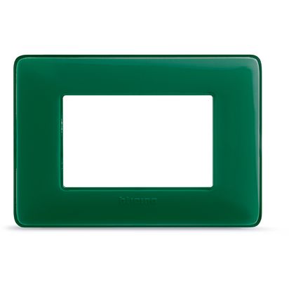 Placa Tecnopolimero Matix 2 Modulos Esmeralda AM4803CVS — BTicino — BTicino