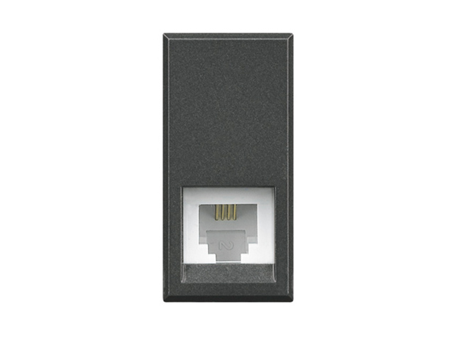 Conector Rj 11 Axolute Color Antracita HS4258_11N — BTicino — BTicino