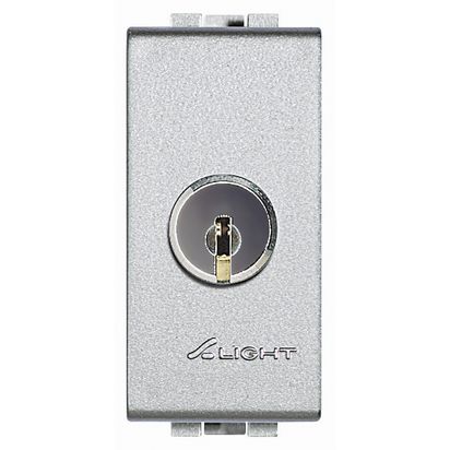 Interruptor MOD L&L 9/12 C/LLAVE GR NT4012 Bticino — BTicino