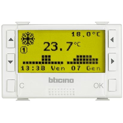 Cronotermostato Diario/semanal Bl AM5721 — BTicino — BTicino
