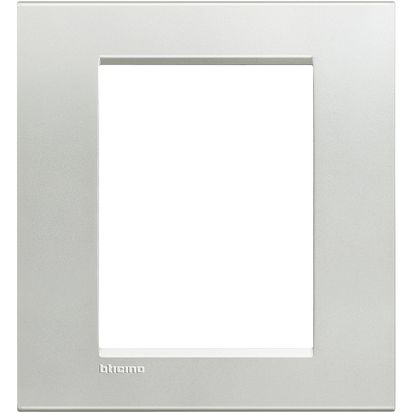 Tapa L&L Rectangular 3+3P Plata LNA4826AG — BTicino — BTicino