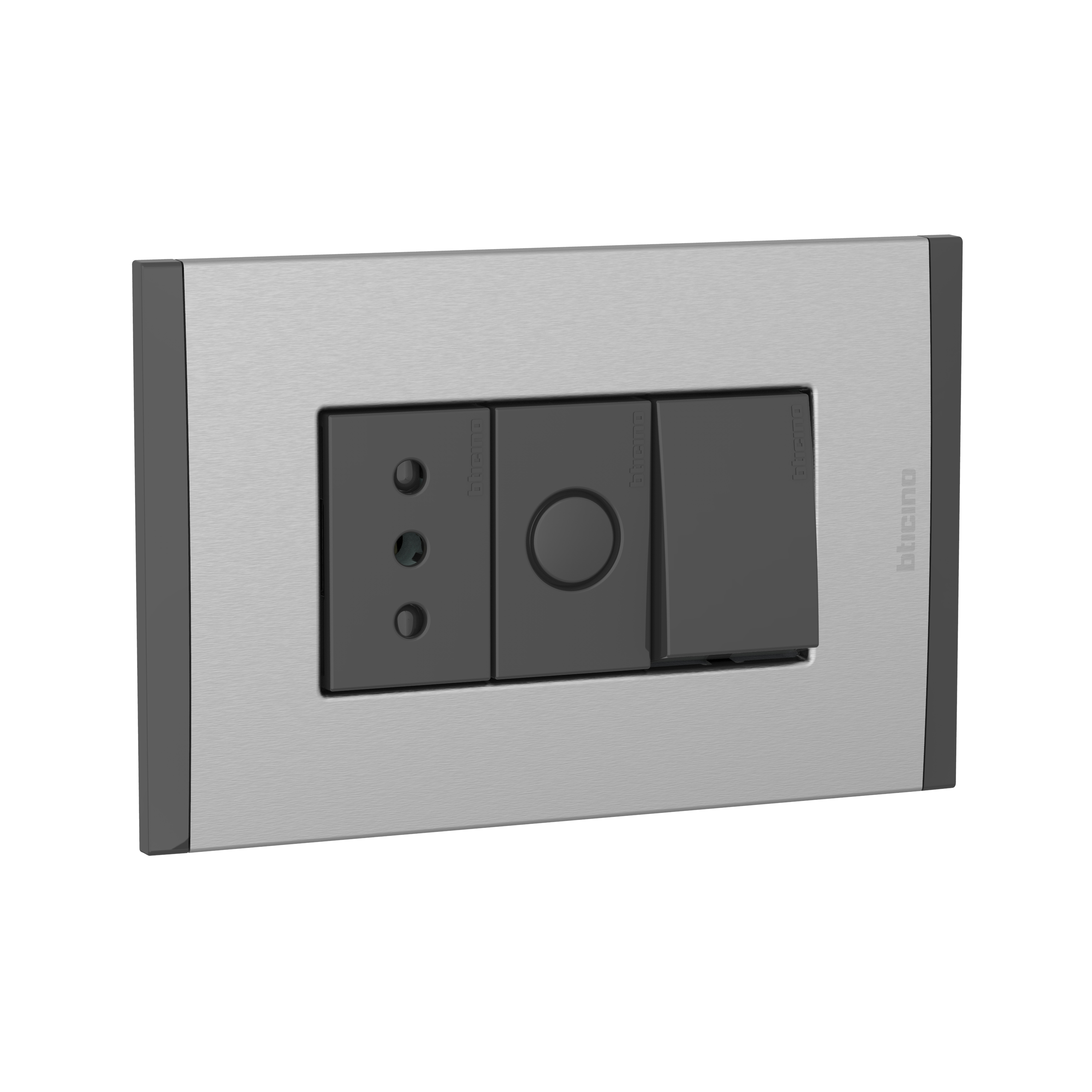 Interruptor 10AX+ Toma 10A + F Polo Antr AF2203EAMT — BTicino — BTicino