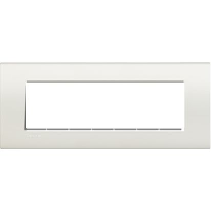 Tapa L&L Rectangular 7P Blanco LNA4807BI — BTicino — BTicino