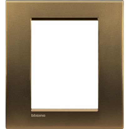 Tapa L&L Rectangular 3+3P Bronce LNA4826BZ — BTicino — BTicino
