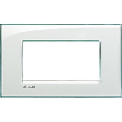 Tapa L&L Rectangular 4P Aguamarina LNA4804kA — BTicino — BTicino