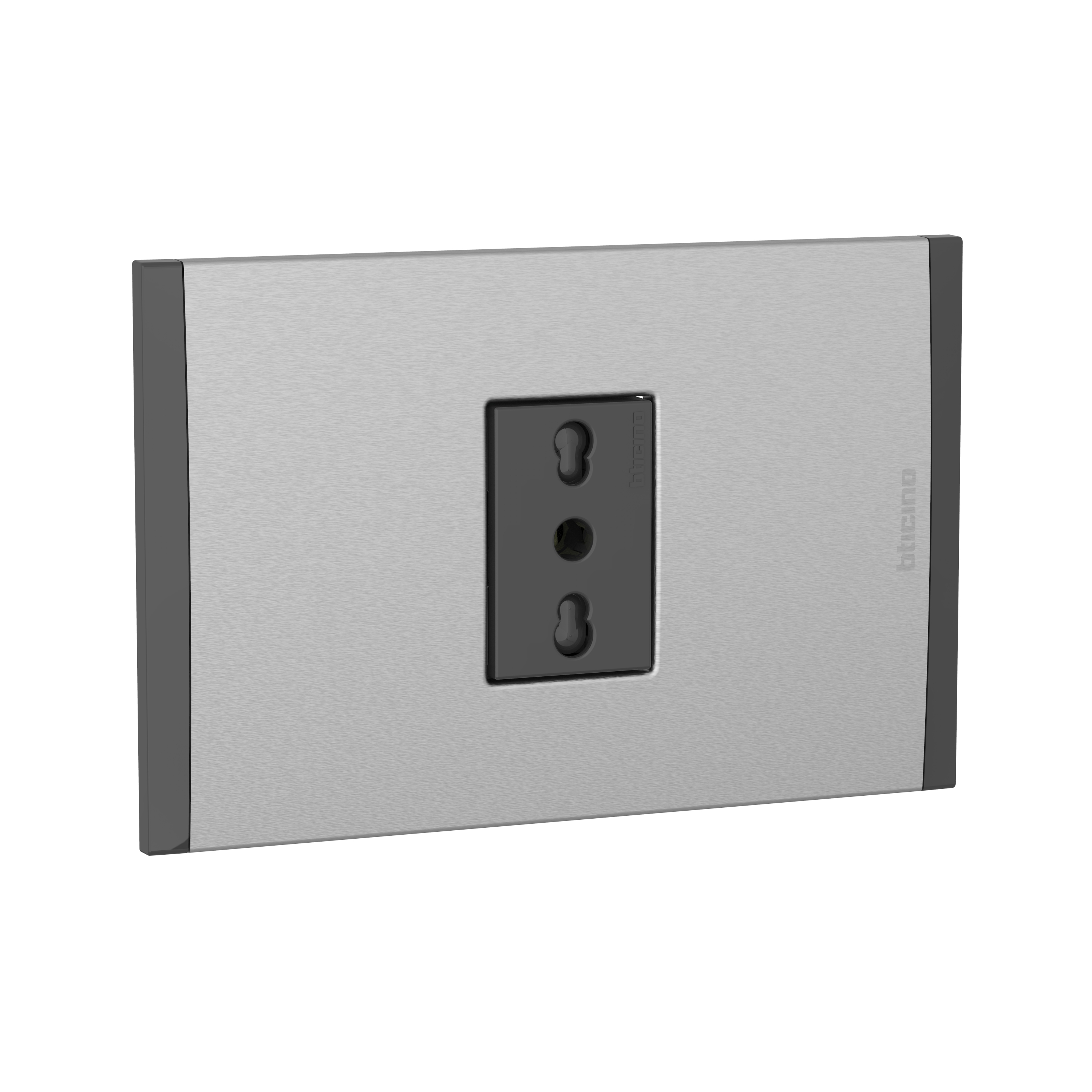 Toma 10/16A Antracita PL1P Metal Titanio AF2180E1AMT — BTicino — BTicino
