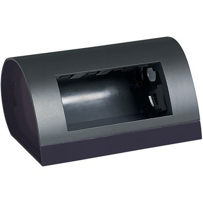 Caja Portamodulos 4 Modulos para Puestos de Trabajo Linea Living Light Color Antracita 150432 — BTicino — BTicino