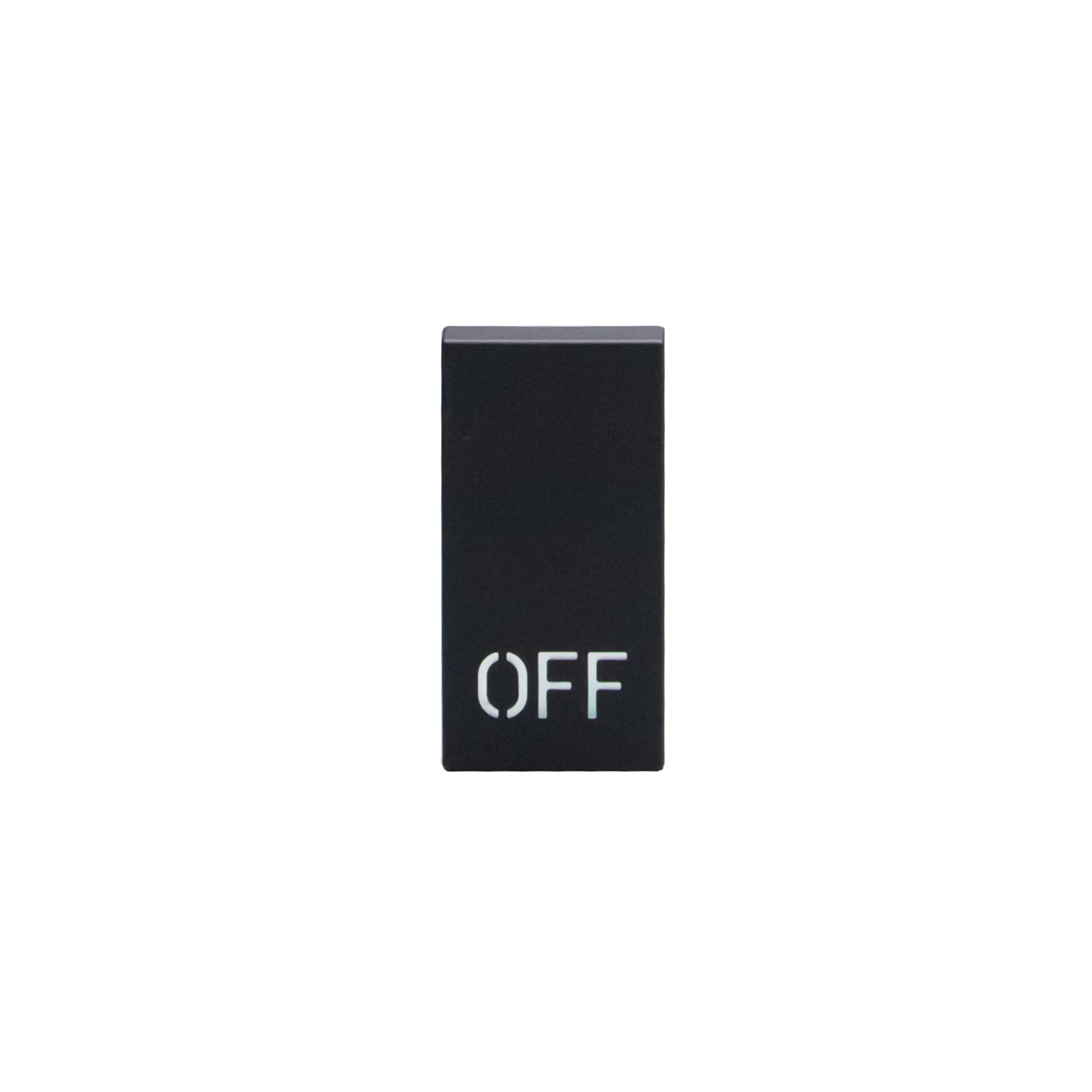 Cubremóduloódulo Comando Off 1 Módulo AX Negro JB4916N — BTicino — BTicino