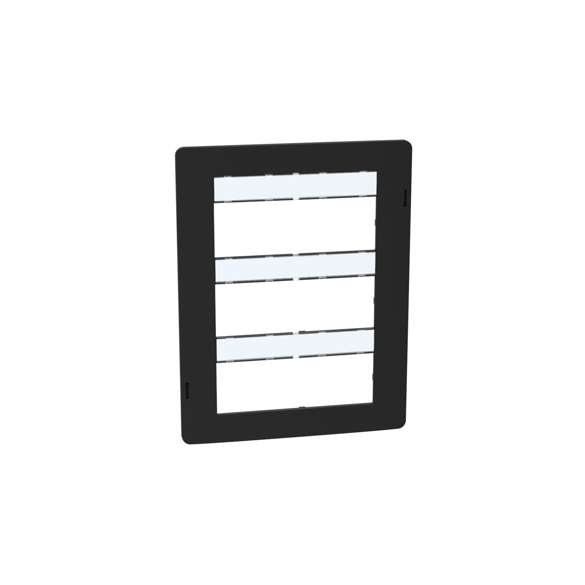 Placa 6+6+6P Negro JA4818JB — BTicino — BTicino