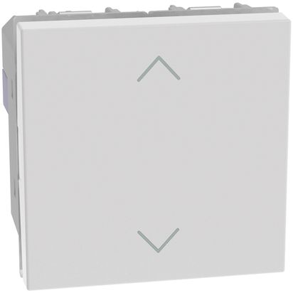 Interruptor Conmut 2 Módulos Cortina Blanco JW4029 — BTicino — BTicino