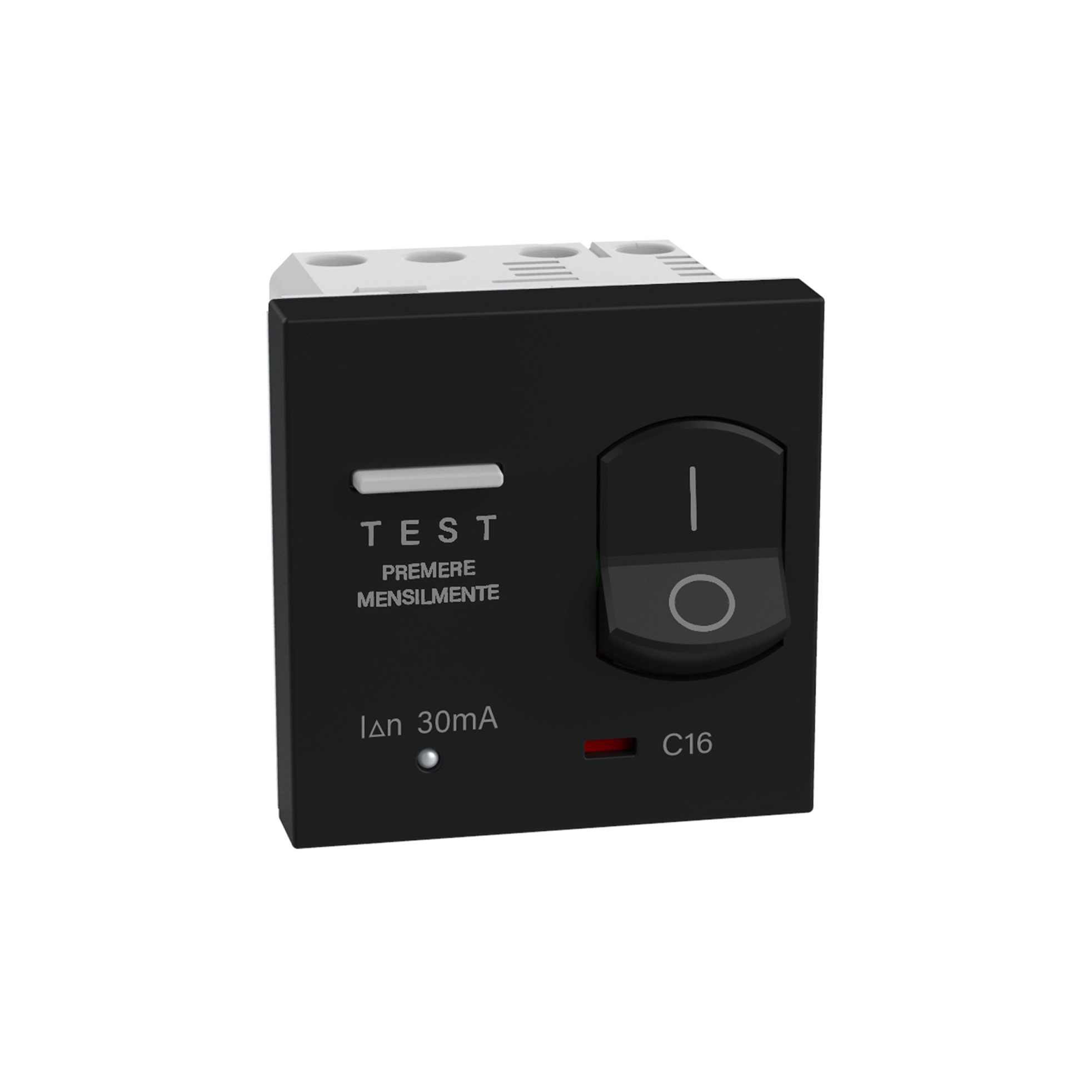 Interruptor Diferencial 1P+N 16A 30mA RCBO Negro JB4306A16 — BTicino — BTicino