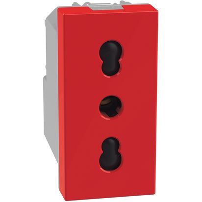 Toma Est IT 2P+T 10/16A Roj Ab J4180RAB — BTicino — BTicino