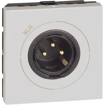 Conector Xrl 3 Pin M Blanco JW4296 — BTicino — BTicino