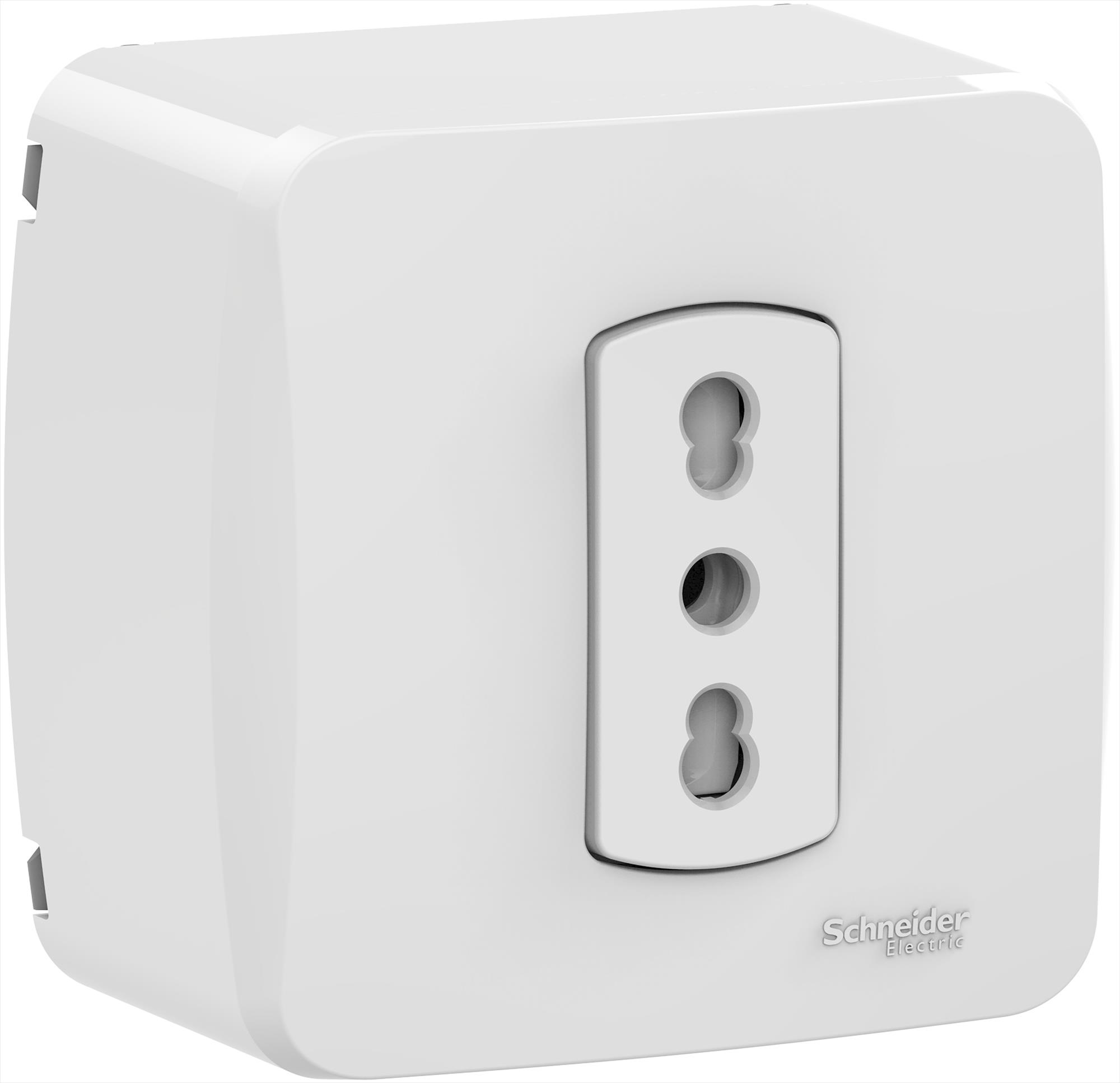 Casquete Armado con Enchufe 10/16A Blanco S3B66230 — Schneider Electric — Schneider Electric