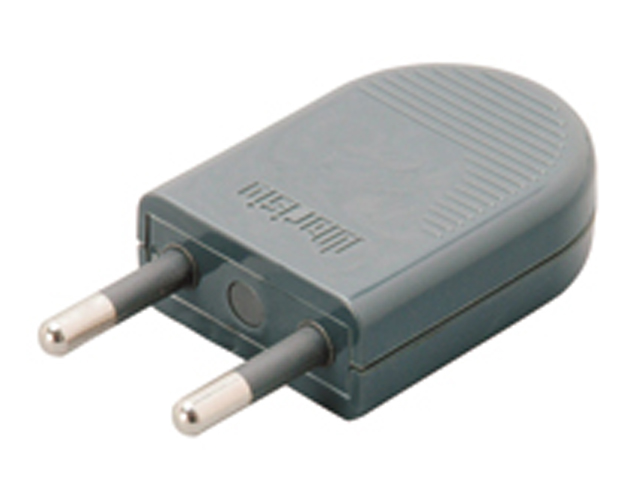 Enchufe macho convert 2p 10a 250v~ gris MWD015260100 — Schneider Electric — Schneider Electric