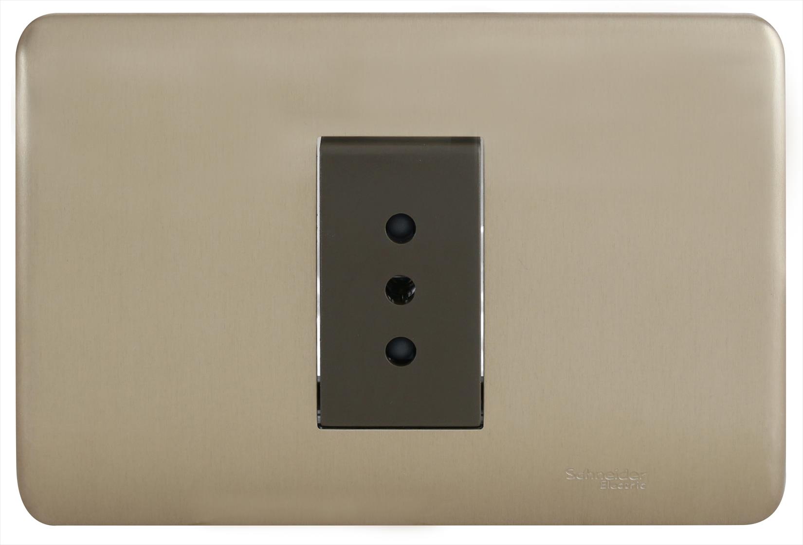 Hembra Embutida Simple 10A Bronce Schneider MWD082627030 — Schneider Electric — Schneider Electric