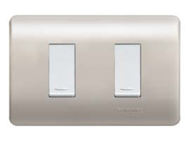 Interruptor 16A 250V(9/12)+(9/24) Armado Millan/blanco Genesis MWD62092 — Schneider Electric — Schneider Electric