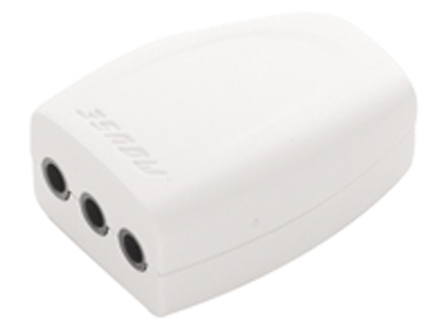 Toma Volante Mouse 10A 250V 2P+T - Blanco MWD015301805 — Schneider Electric — Schneider Electric