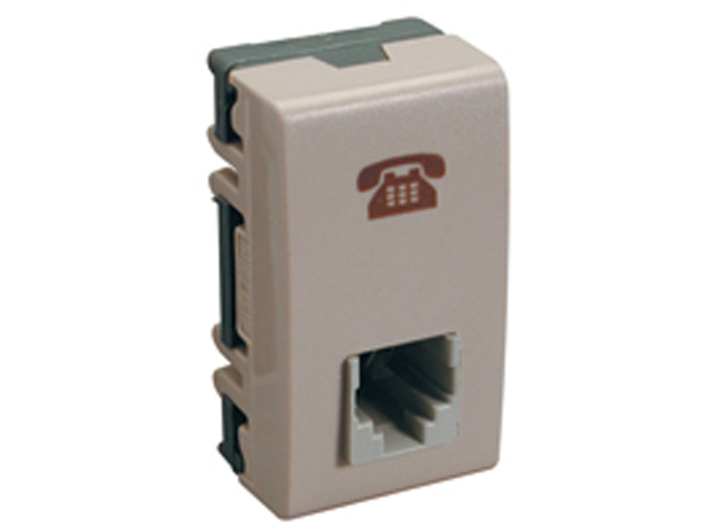 Hembra Mod HAB21 Beige RJ-11 2P 6784 Hb MWD082086784 — Schneider Electric — Schneider Electric