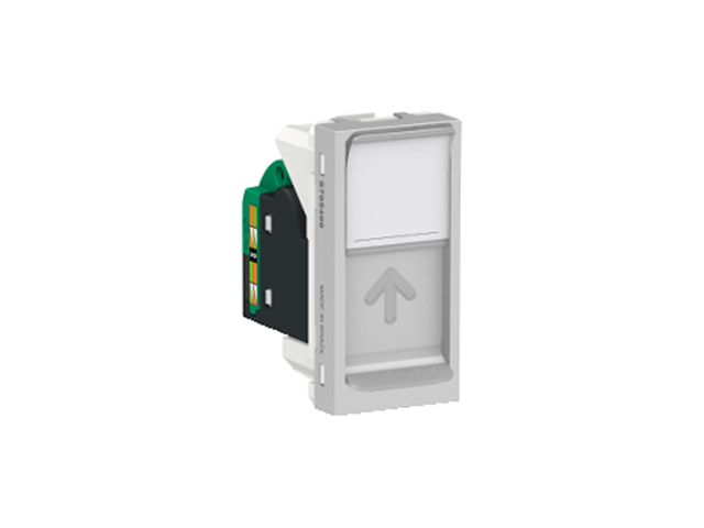 Toma de Datos RJ45 Tipo UTP Orion CAT5E 1 Modulo, Aluminio S70540074 — Schneider Electric — Schneider Electric