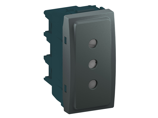 Hembra MOD 10A 2P+T GRAFITO MGU3.030.12 Schneider Electric — Schneider Electric